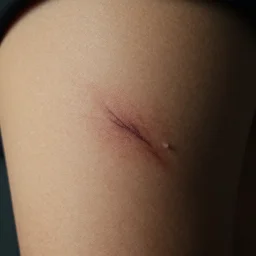 hide the scars to fade away the shake - up,, highly detailed, sharp, cinematic, 8 k,