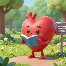 [ anthropomorphic heart ]! reading a [ sign at the park ]! trending on artstation 4 k cgsociety contest winner award winning intricate refined details pinterest landscape artstation landscape digital art