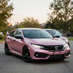 a Walter White Honda Civic
