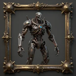 video game frame design by hr giger, biomechanical, 4 k, hyper detailed