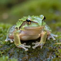 a transparent frog