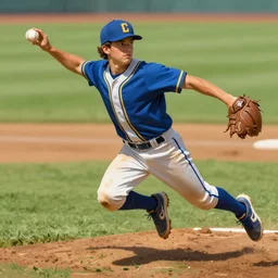 a young baseball player is flying a baseball, in the baseball field, male, gorgeous, detailed face, amazing, thighs, the feeling of summer, intricate, highly detailed, digital painting, artstation, concept art, sharp focus, illustration, art by greg rutkowski and alphonse mucha