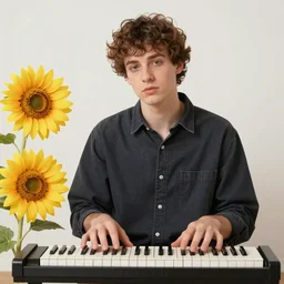 🌻🎹🎼, lowbrow in the style of raphael, 8 k, matte painting,