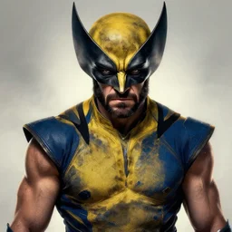 wolverine portrait, fantasy, highly detailed, art by sean phillips