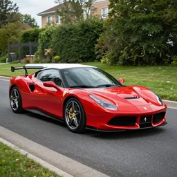 of a mini cooper mixed with ferrari n - 8