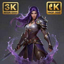 Silana the Crazy Elven Warrior, League of Legends Splash Art, trending on artstation, 4K
