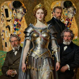 highly detailed oil painting | very intricate | cinematic lighting | award - winning | portrait of the goddess of war dressed by alexander mcqueen | by roberto ferri, by tom bagshaw, by j. c. leyendecker and klimt, american romanticism, by austin osman spare, artstation, cgsociety, official art, octane