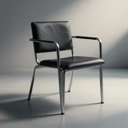 brutalism chair design rendering, cinematic