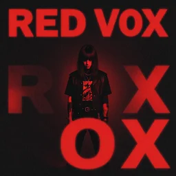 red vox album cover, altertative rock music album cover