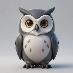 evil owl monster, symmetrical, highly detailed, digital art, sharp focus, trending on art station