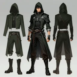 dnd male rogue, character concept art. royo, artgerm, wlop. fashion. dnd. trending on artstation. 8 k. super detail. full body shot.