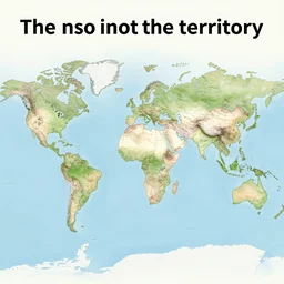 the map is not the territory, in the style of a map that is made of satellite imagery, digitalglobe, esri, 8 k, high resolution, beautiful blues and greens, color pops, google earth