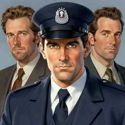 a highly detailed beautiful portrait of a detective, by gregory manchess, james gurney, james jean