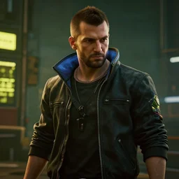 screenshot of Steve Buschemi in Cyberpunk 2077