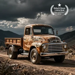 an antique truck