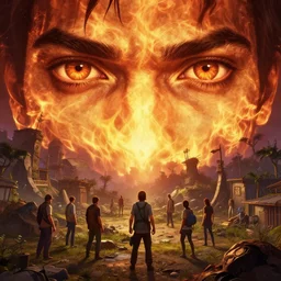 highly detailed vanishing fire - point of eyes, in gta v, stephen bliss, unreal engine, fantasy art by greg rutkowski, loish, rhads, ferdinand knab, makoto shinkai and lois van baarle, ilya kuvshinov, rossdraws, tom bagshaw, global illumination, radiant light, detailed and intricate environment