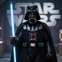 film still of Darth Vader is president of the United States in the new Star Wars movie, 4k