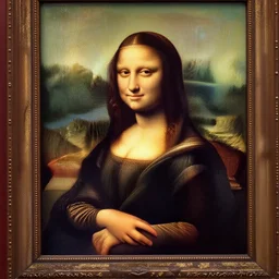 the Monalisa painting, hd, detailed