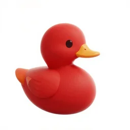 red duck abstract profile picture