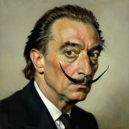 portrait of rutger hauer, painting by salvador dali, concept art, masterpiece