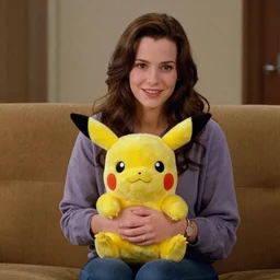 laura palmer holding the pokemon pichu in his lap, directed by david lynch