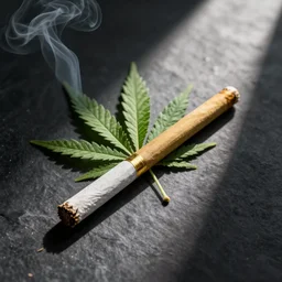marihuana smoking cigarette