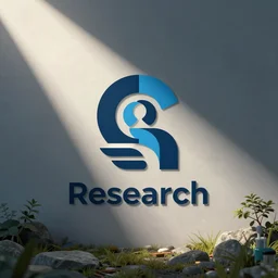 stylized logo for a research lab, behance hd by damjan coric