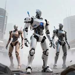 war 2022 year cyberpunk futuristic robots ultra hd