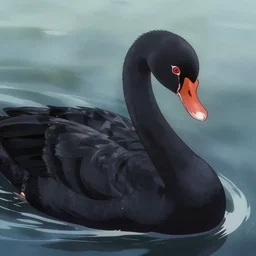 black swan ( 2 0 1 0 ) as an anime film still from the an anime directed by katsuhiro otomo with art direction by salvador dali, wide lens