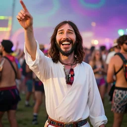 jesus on a rave