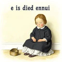 e is for eunice, who died from ennui by edward gorey