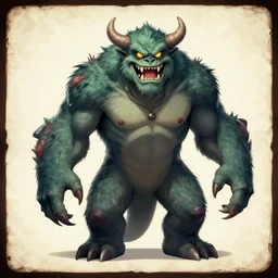 monster stat block for D&D