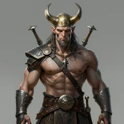 biomechanical demon viking, portrait, illustration, concept art, smooth, sharp focus, by nikolay makovsky