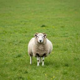 professional photography of a sheep on a grassy hill, national geographic, bbc, balanced lighting, xf iq 4, f / 1. 4, iso 2 0 0, 1 / 1 6 0 s, 8 k, raw, unedited, symmetrical balance, in - frame
