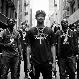 a tribe called quest new york black and white