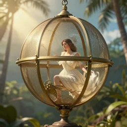 the orb of time, sunlight study, art nouveau, by maria sibylla merian and ( ( ( ( lisa frank ) ) ) ), 8 k, sharp focus, octane render, ( ( ( ( kauai ) ) ) )