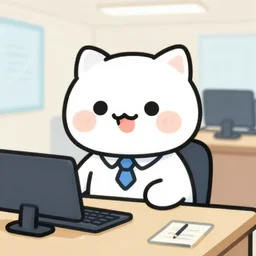 a cute mascot for a company, draw,