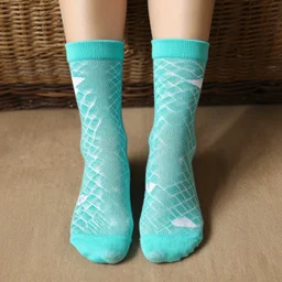 a mermaid wearing socks