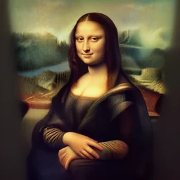 mona lisa as a lion h 7 0 4