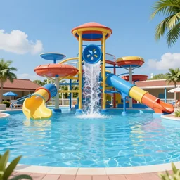 Walmart water park