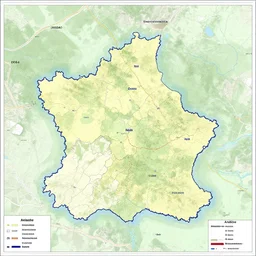 map of Ardèche