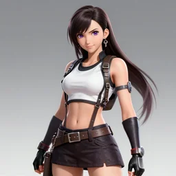 beautiful digital art of tifa lockhart, trending on artstation