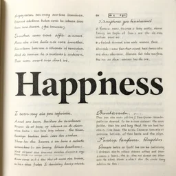 formula of happiness, highly detailed, 8 k, masterpiece, super resolution.
