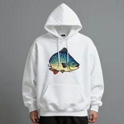blobfish in white hoodie 4 k