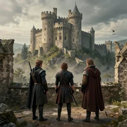 patrick j. jones. rutkowski. my men are defeated. hope is lost. view from the castle. 3 8 4 0 x 2 1 6 0