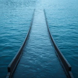 a portal made of water