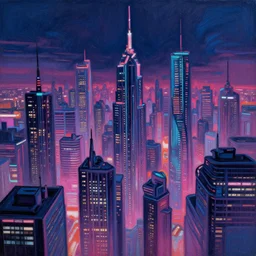 dreamwave cyberpunk city, painted by luis royo