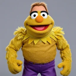muppet of Hulk Hogan, from the Muppets Show
