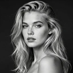 <https://s.mj.run/f2vVwuMl31g> b&w fashion portrait of a pretty blond woman
