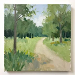 angular nature environment, unfinished canvas, dry brush texture, wash